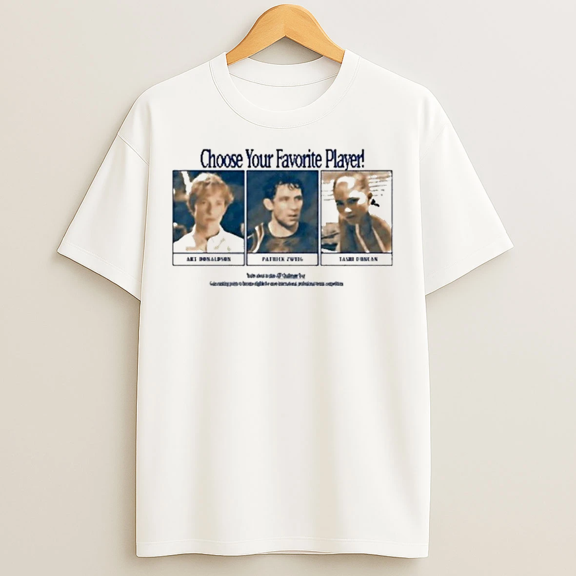Classic Challengers Choose Your Favorite Player T Shirts