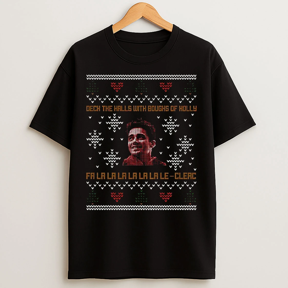 Classic Charles Leclerc Deck The Halls With Boughs Of Holly Fa La La La La La Le Cleric Christmas T Shirts