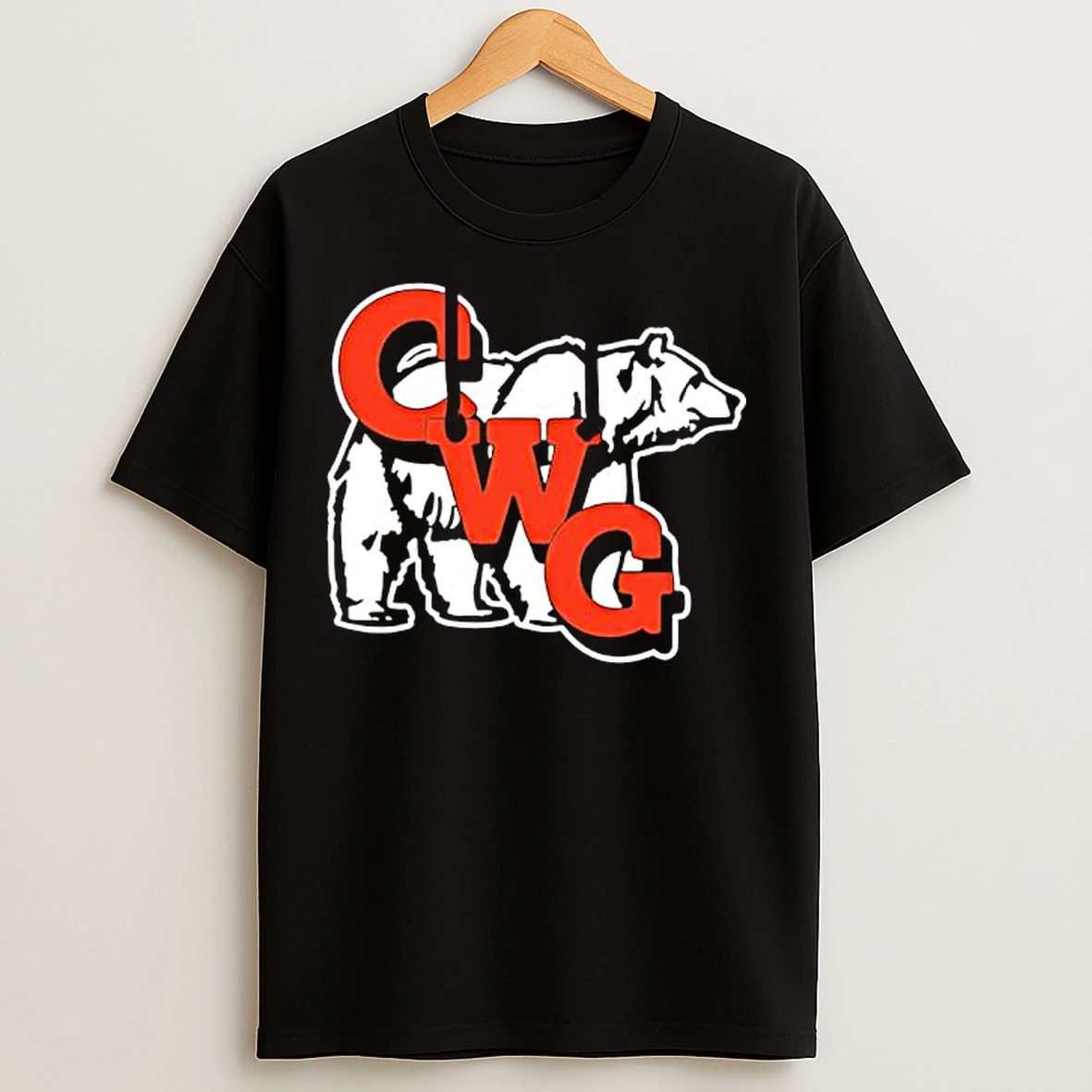 Classic Charles Wesley Godwin Cwg Merchandise Bear Logo T Shirts