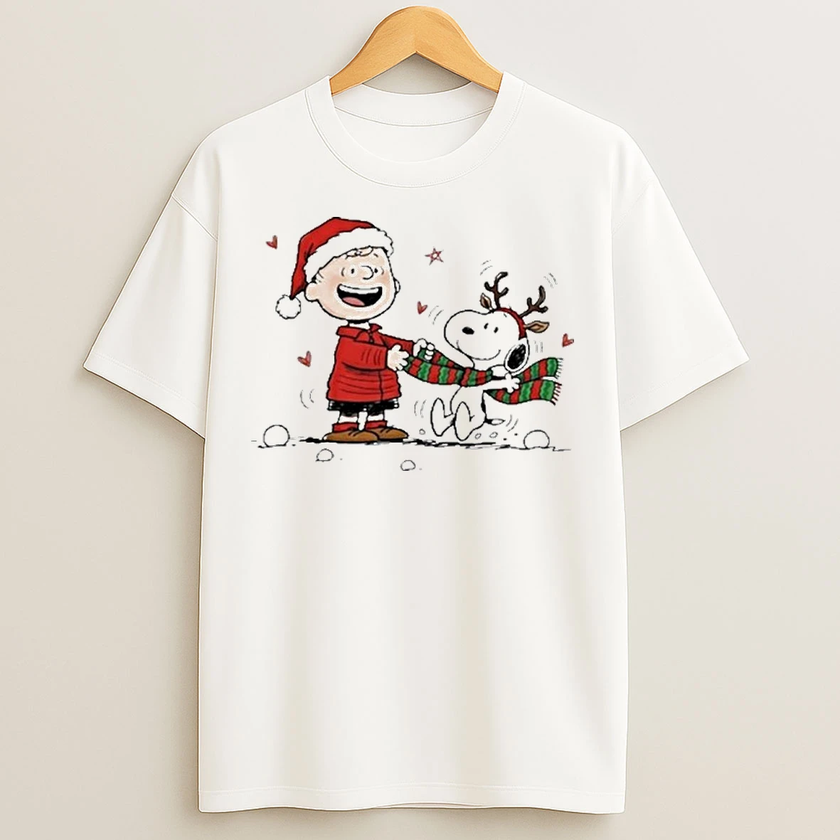 Classic Charlie Brown And Snoopy Christmas T Shirts