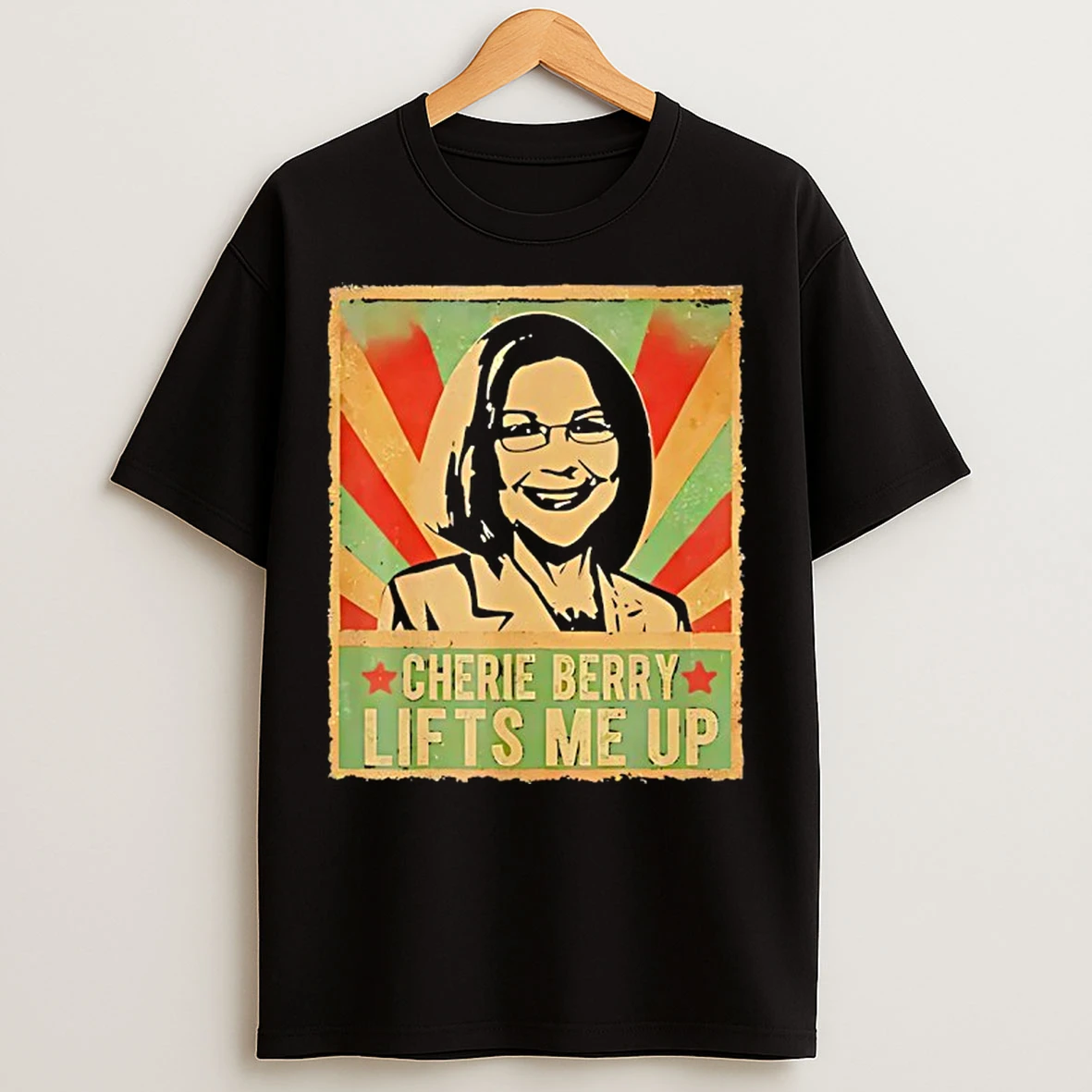 Classic Cherie Berry Lifts Me Up Elevator Pun Portrait Retro T Shirts