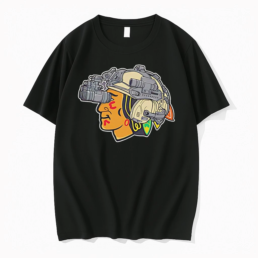 Classic Chicago Blackhawks For War Logo 2025 T Shirts