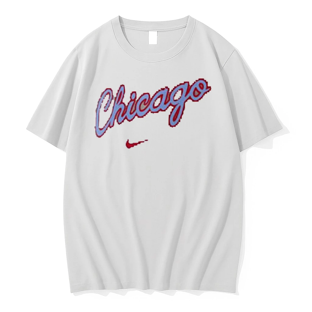 Classic Chicago Bulls Nike 2025 2026 Nba City Edition Logo T Shirts