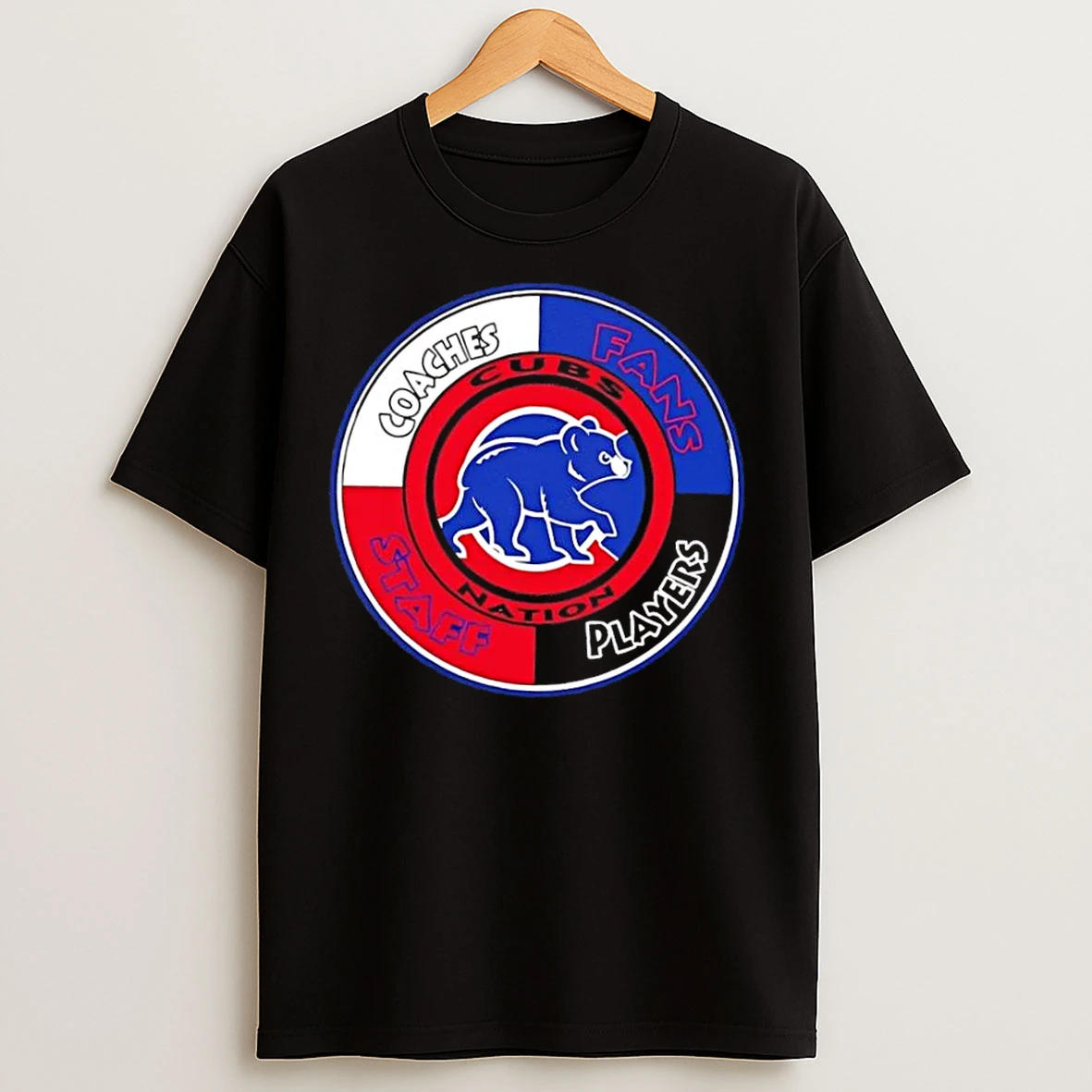 Classic Chicago Cubs Nation Coaches Fans Staff Players T Shirts