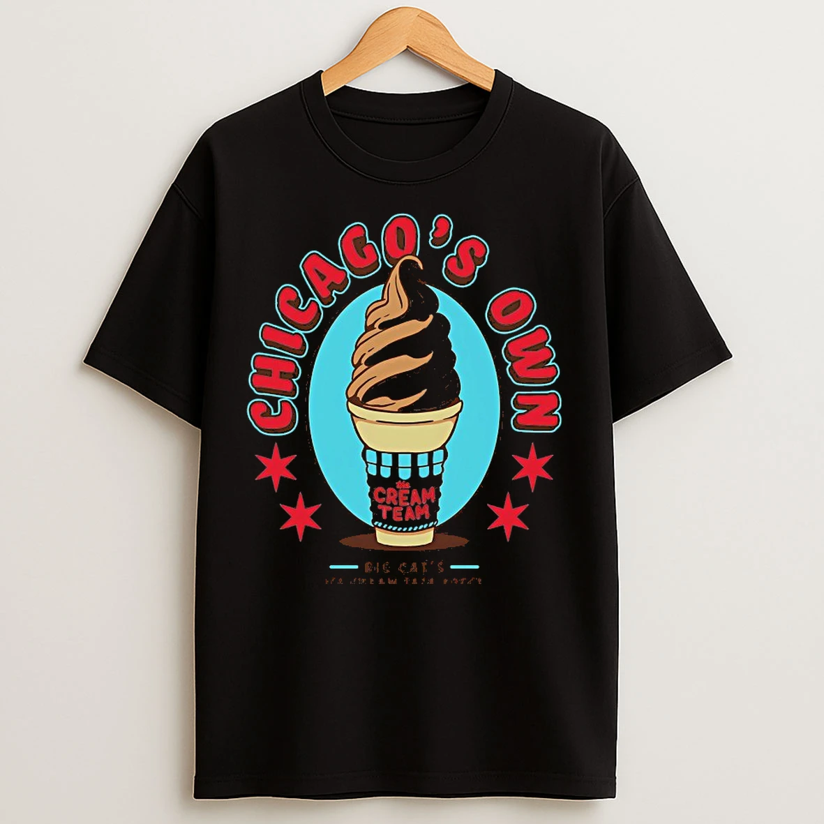 Classic Chicagos Own Big Cats Ice Cream Task Force T Shirts