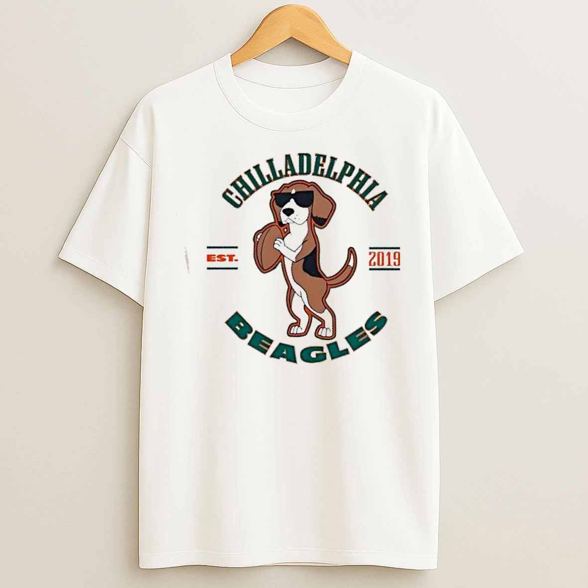 Classic Chilladelphia Beagles Est 2019 T Shirts