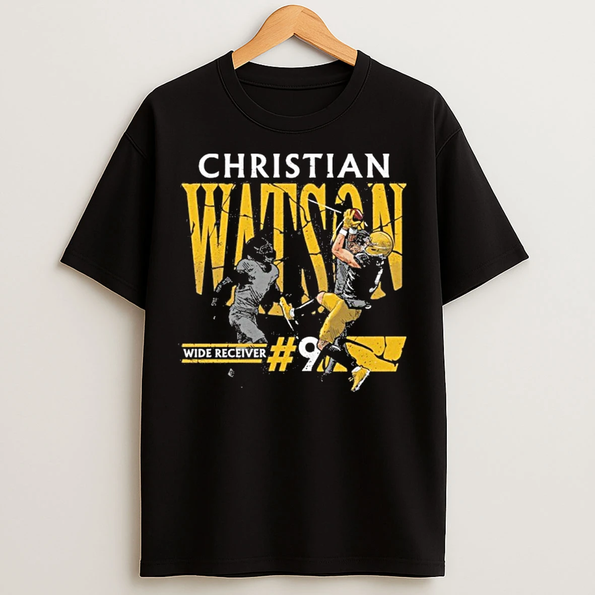Classic Christian Watson Green Bay Packers Player Name T Shirts