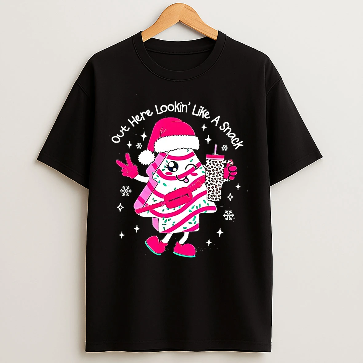 Classic Christmas Tree Cake Out Here Lookin Like A Snack Christmas T Shirts