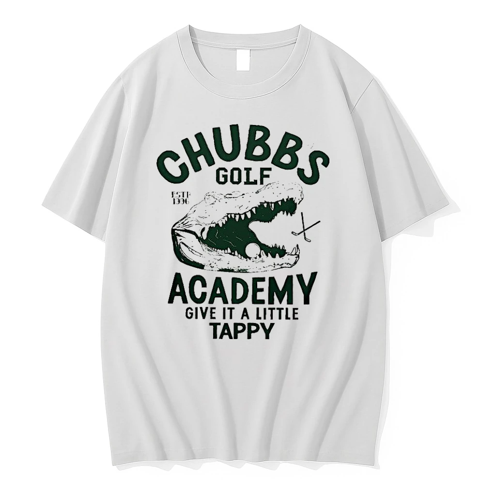 Classic Chubbs Golf Academy Give It A Little Tappy Est 1996 Logo T Shirts