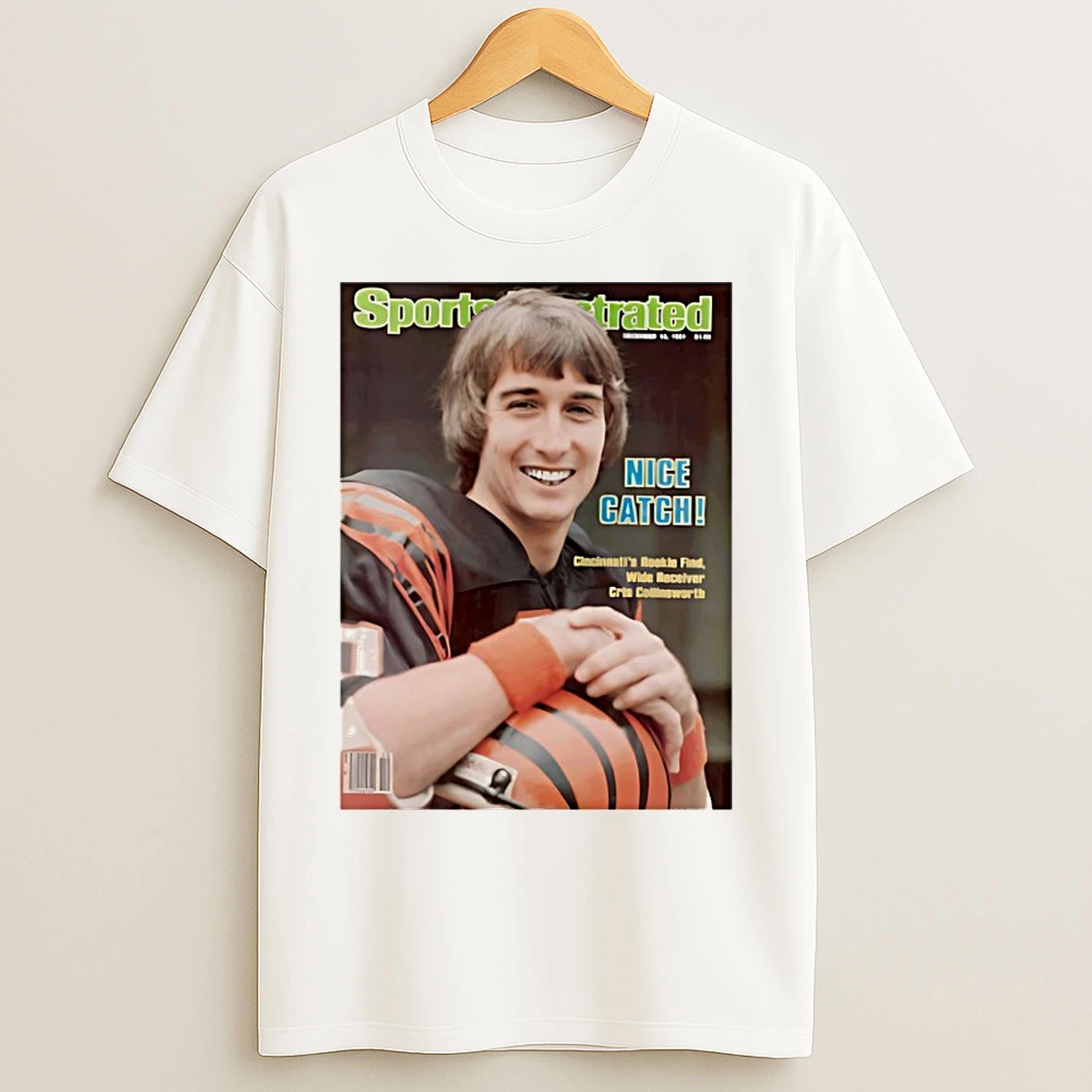 Classic Cincinnati Bengals Chris Collinsworth Sports Illustrated T Shirts