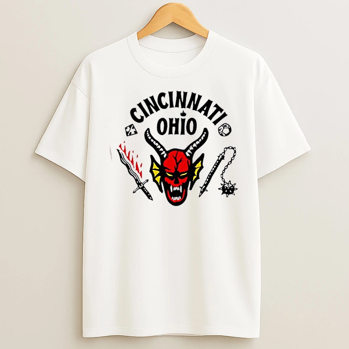 Classic Cincinnati Hellfire Red Devils T Shirts