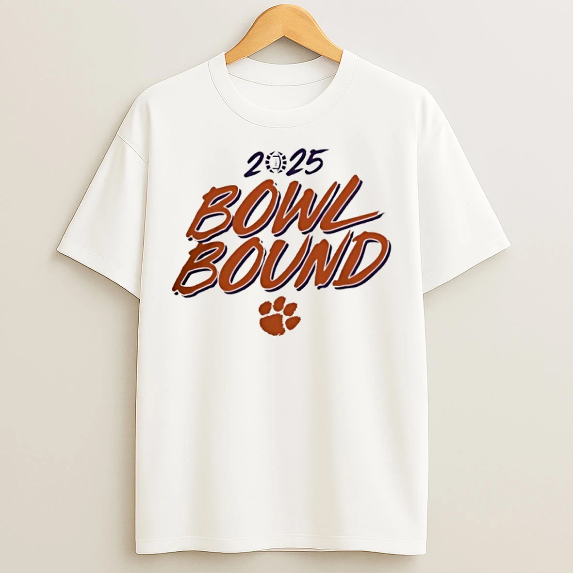 Classic Clemson Tigers 2025 Bowl Season Bound T Shirts