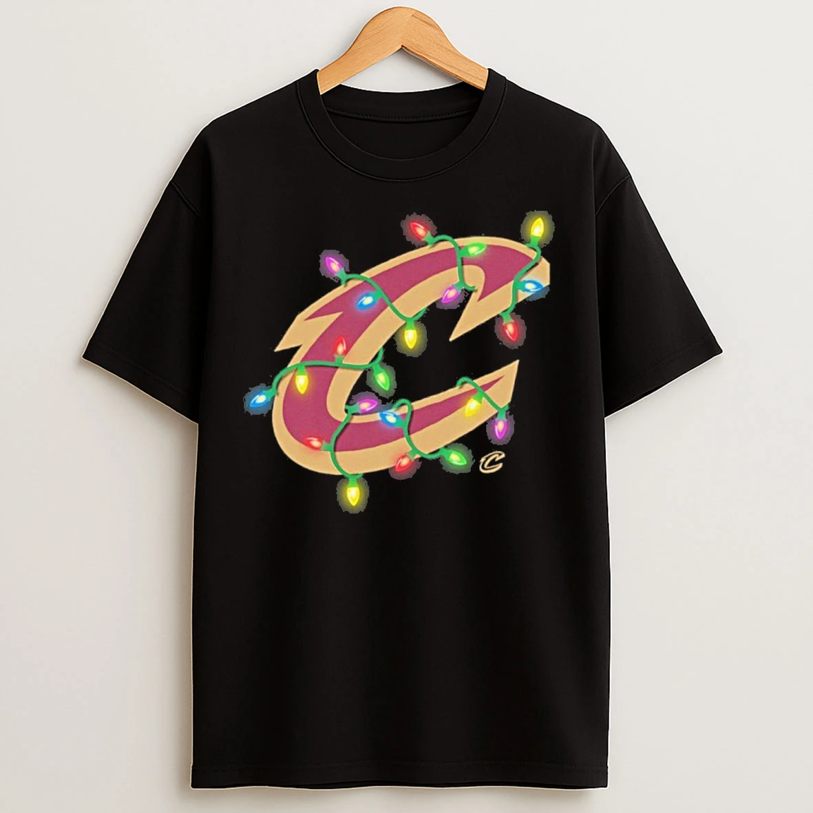Classic Cleveland Cavaliers Logo Light Christmas T Shirts