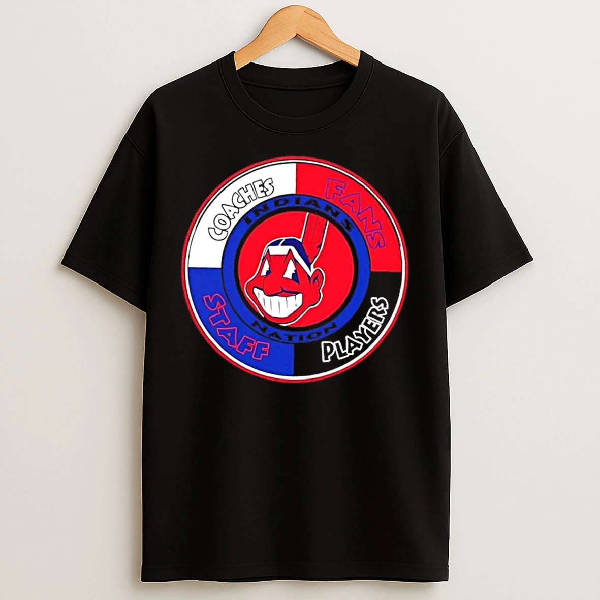 Classic Cleveland Indians Nation Coaches Fans Staff Players T Shirts