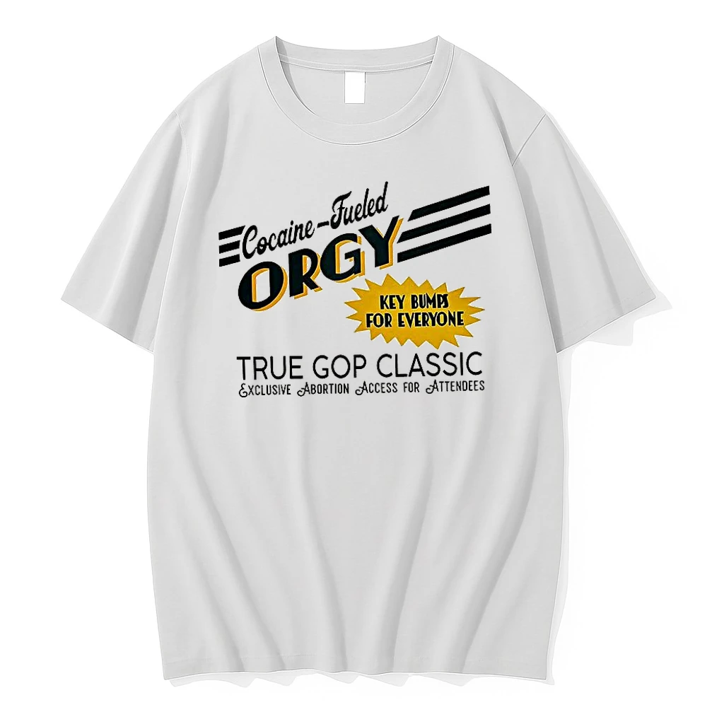 Classic Cocaine Fueled Orgy Key Bumps For Everyone True Gop Classic T Shirts