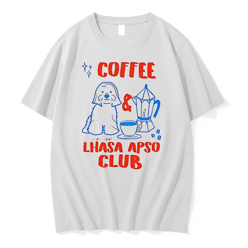 Classic Coffee And Lhasa Apso Club T Shirts