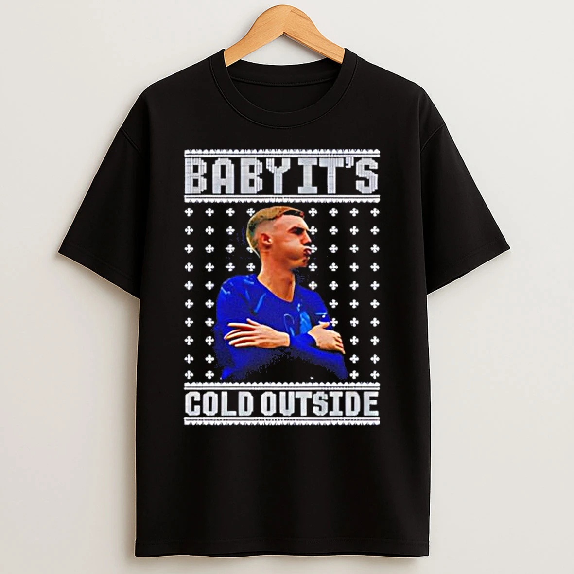 Classic Cole Palmer Chelsea Fc Baby Its Cold Outside Merry Christmas T Shirts