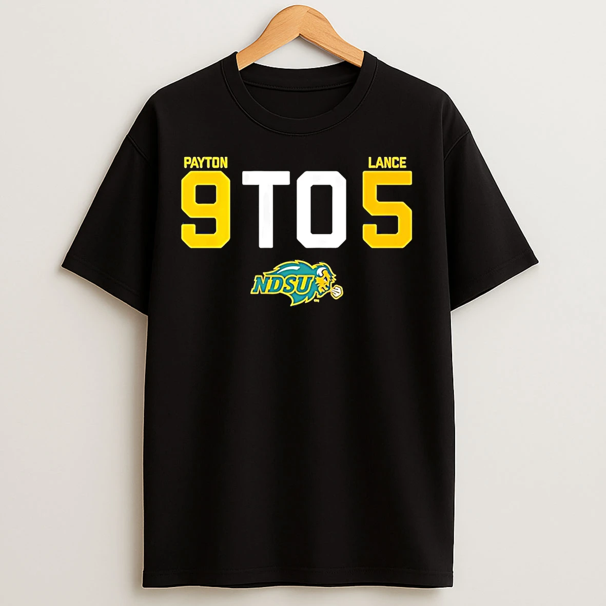 Classic Cole Payton And Bryce Lance 9 To 5 North Dakota State Bison T Shirts