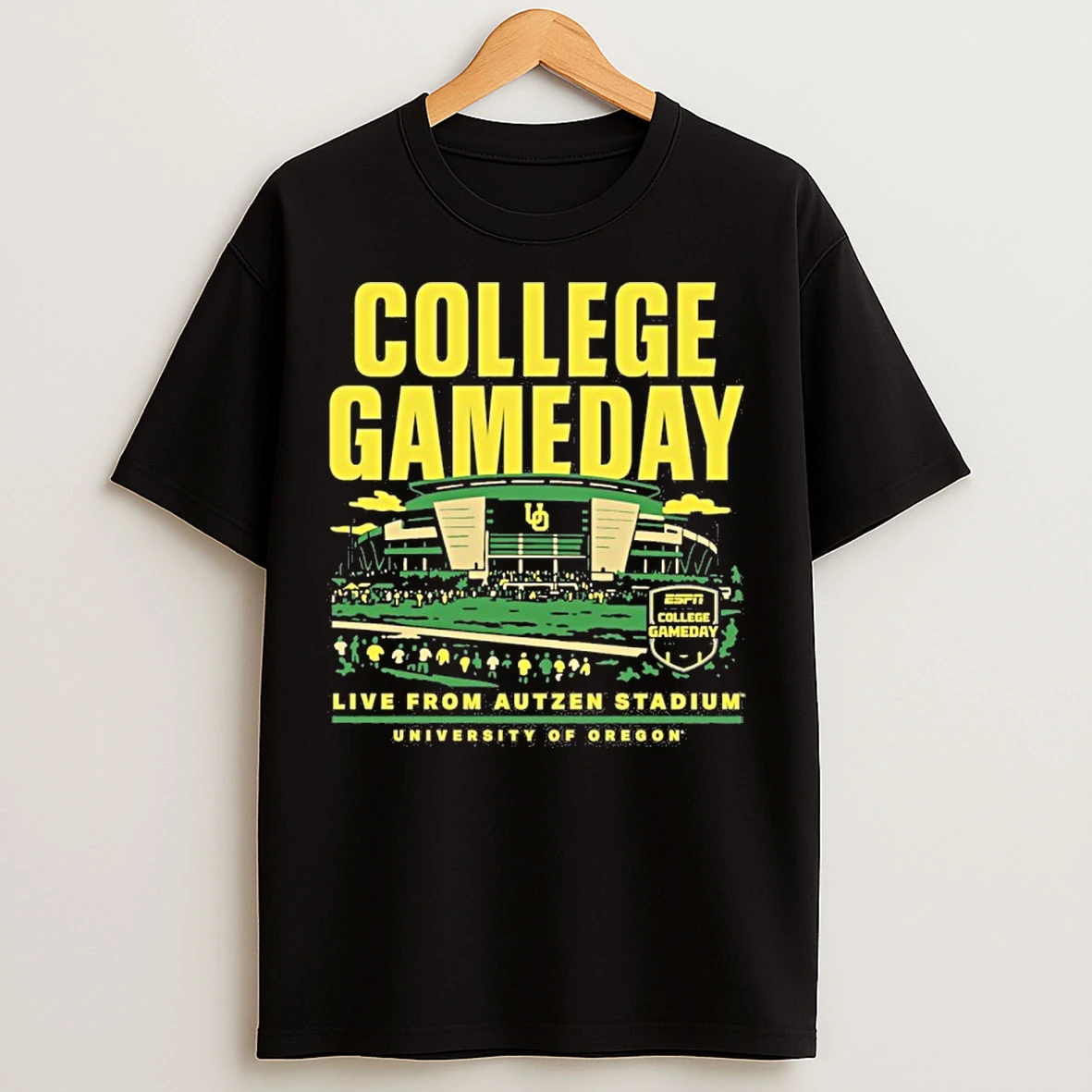 Classic College Gameday Oregon Ducks Live From Autzen Stadium Nov 22 2025 T Shirts
