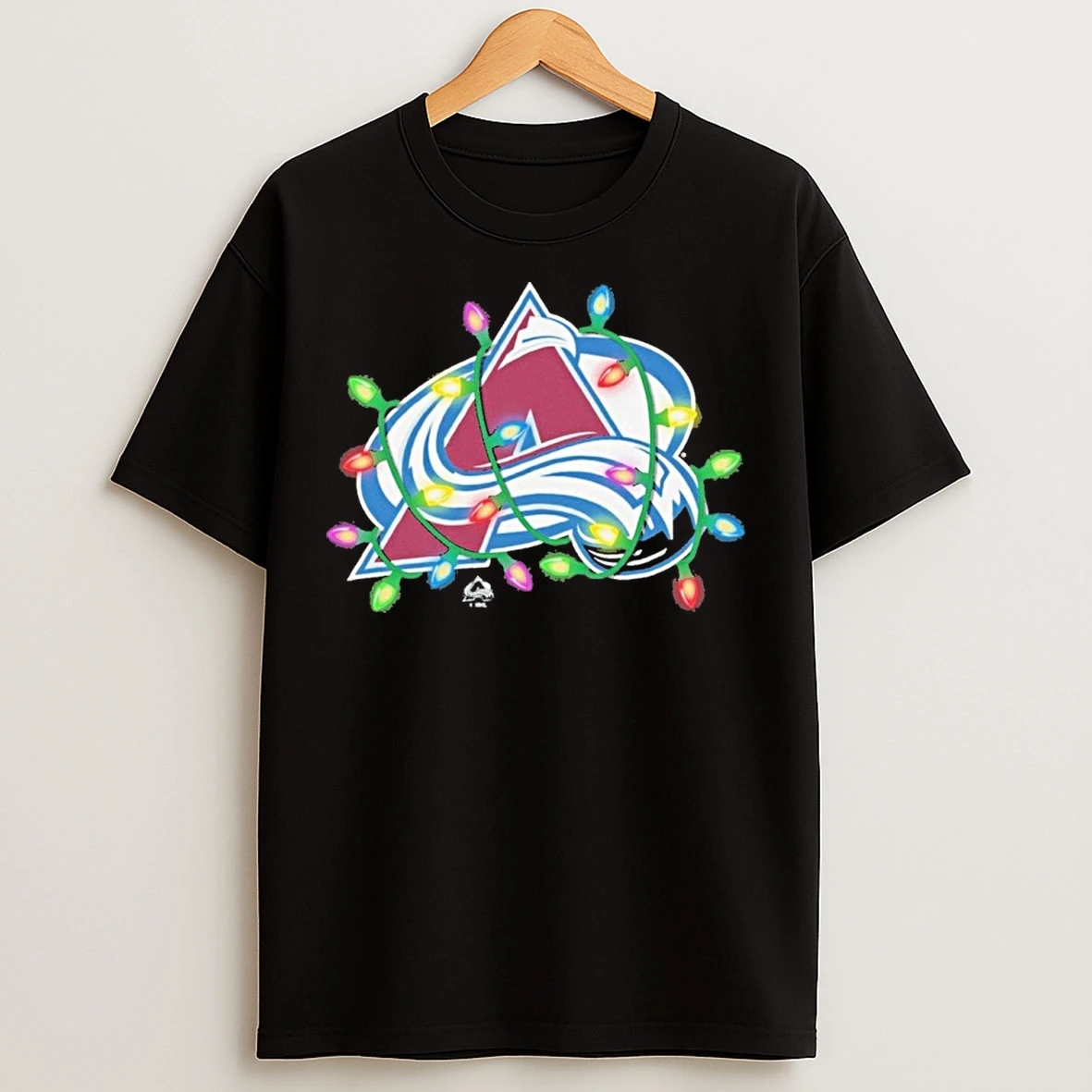 Classic Colorado Avalanche Logo Lights Christmas T Shirts