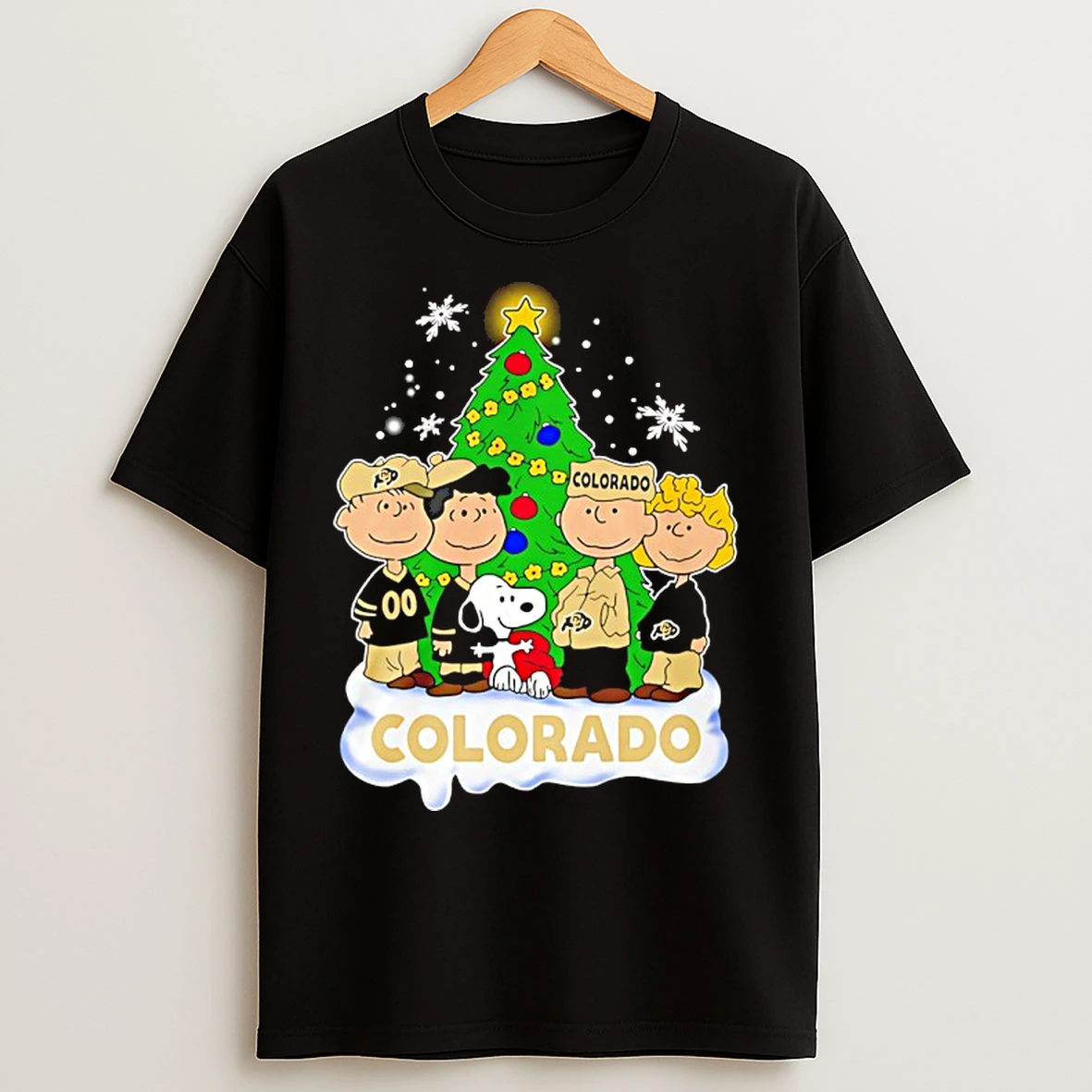 Classic Colorado Buffaloes Snoopy And The Peanuts Christmas 2025 T Shirts