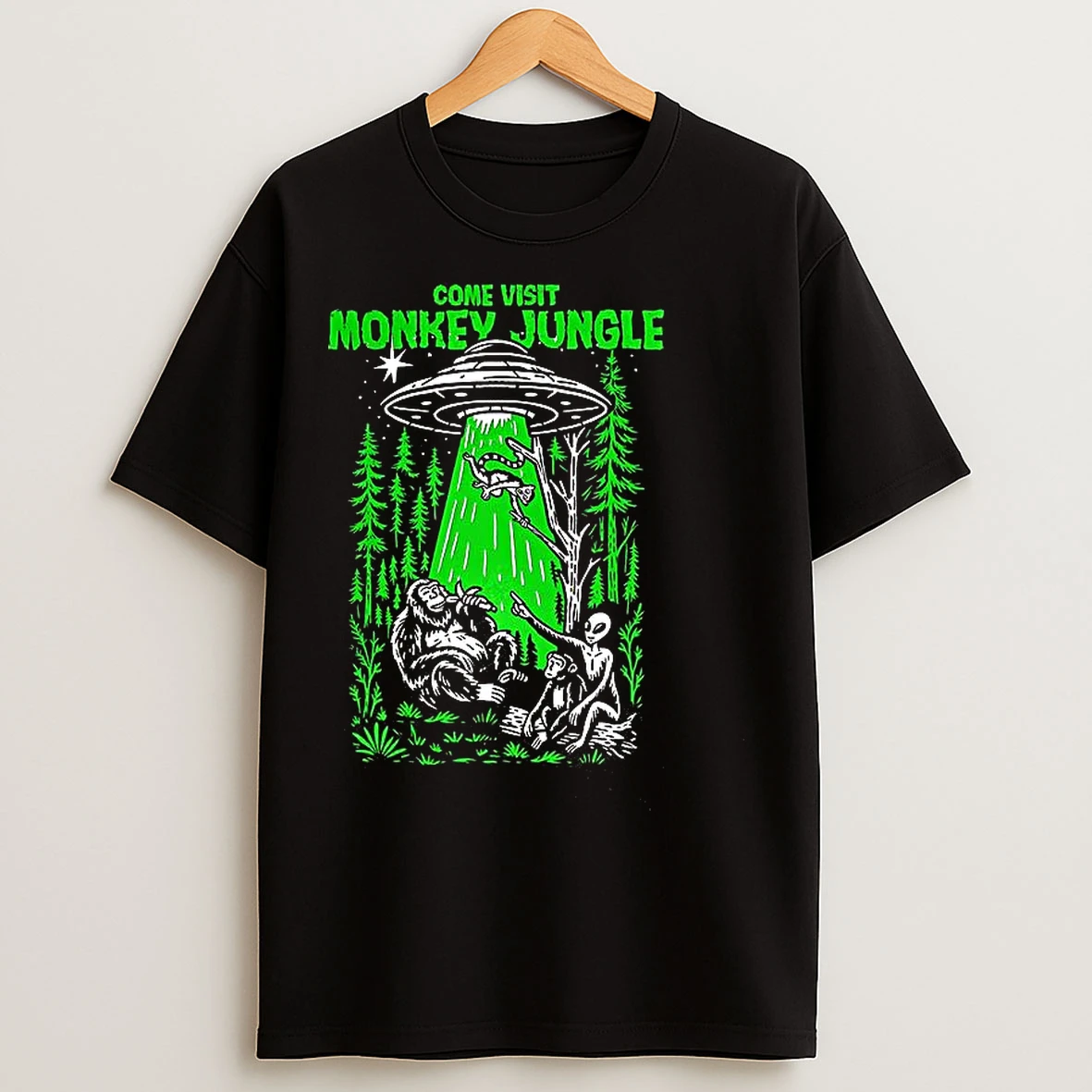 Classic Come Visit Monkey Jungle T Shirts