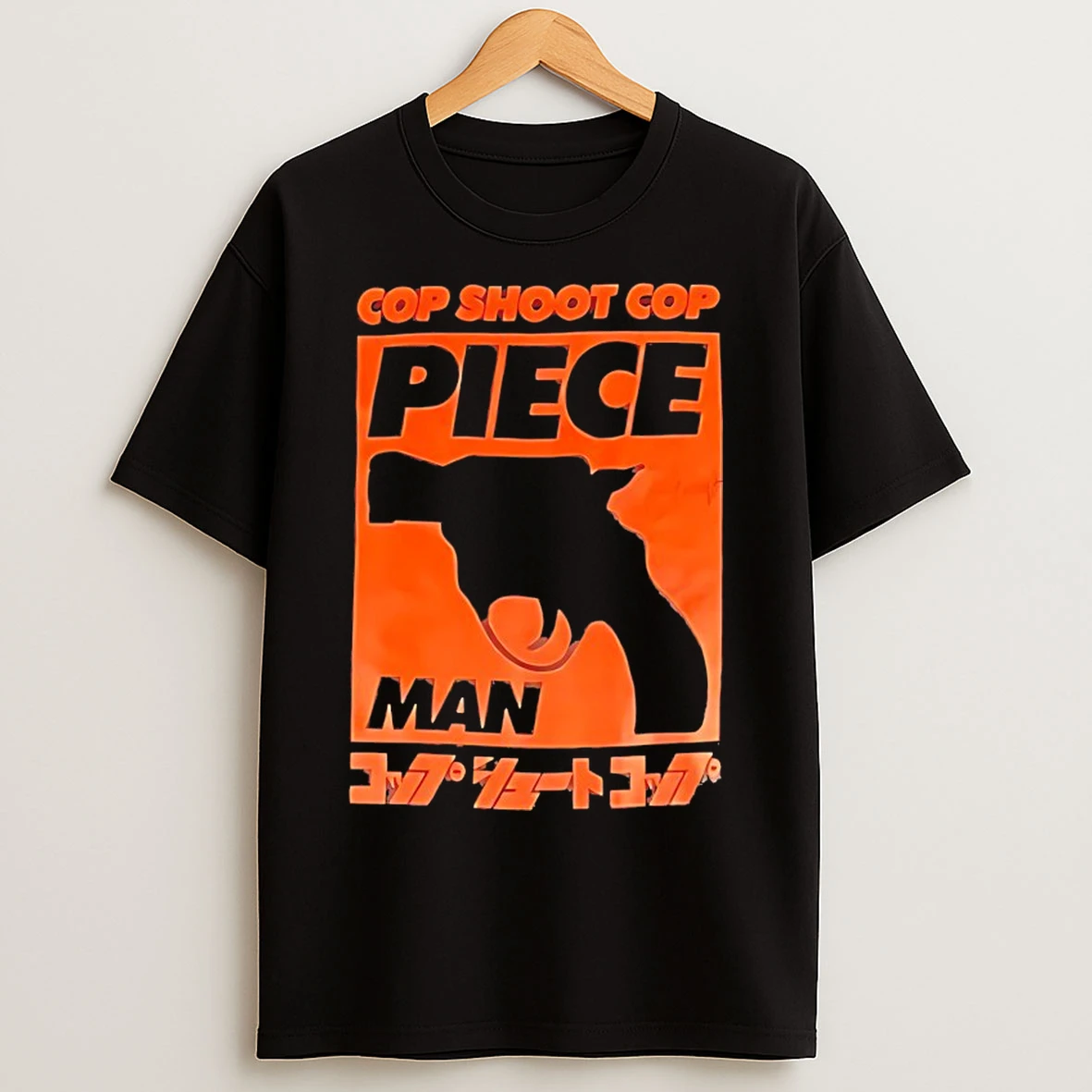 Classic Cop Shoot Cop Piece Man T Shirts