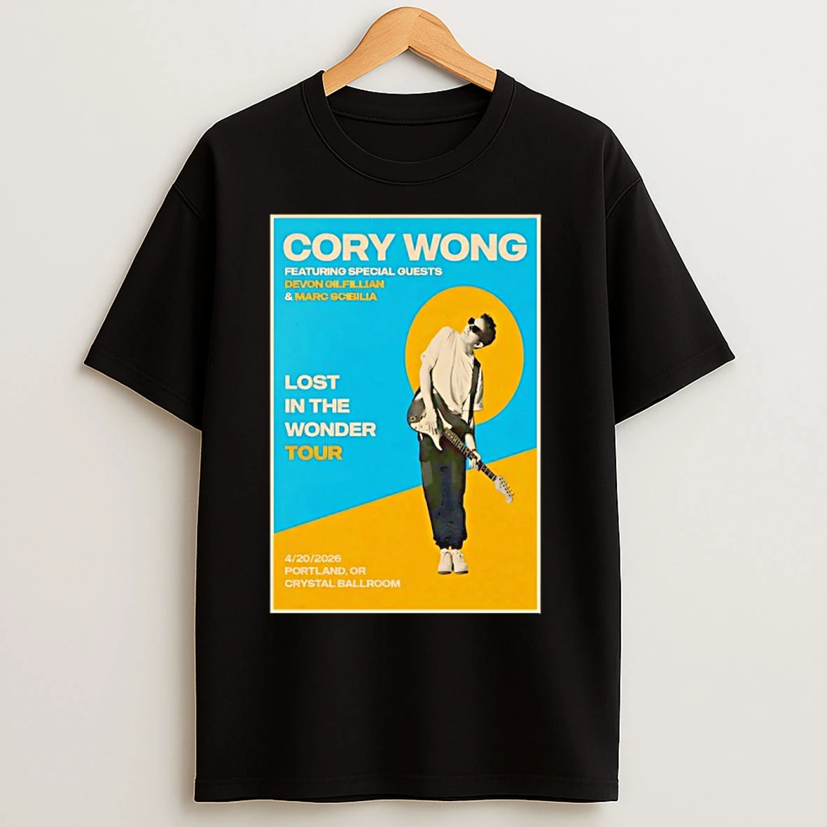 Classic Cory Wong Apr 20 2026 The Crystal Ballroom In Portland Or T Shirts