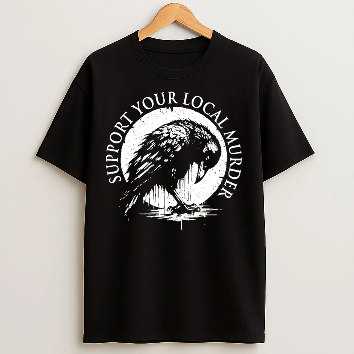 Classic Cow Support Your Local Murder T Shirts