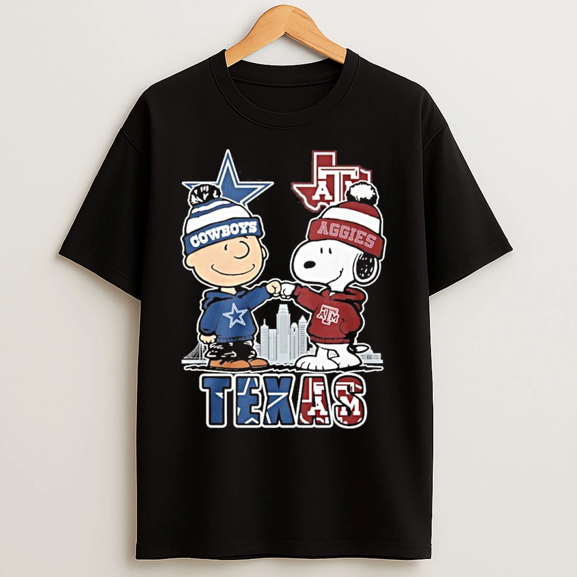 Classic Cowboys And Am Texas X The Peanuts T Shirts