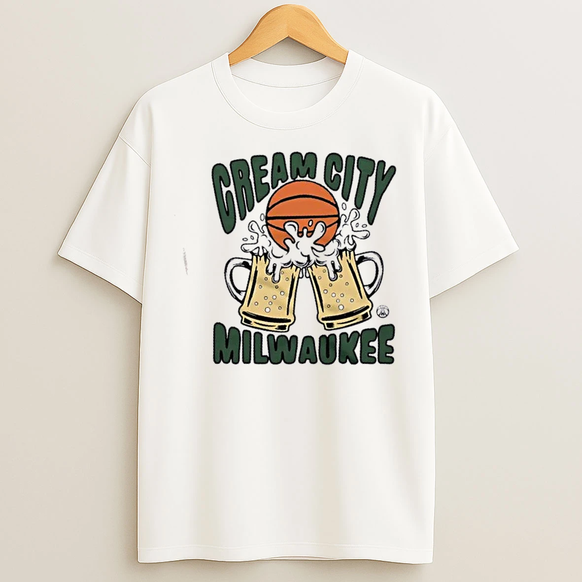 Classic Cream City Milwaukee Bucks Basketball T Shirts