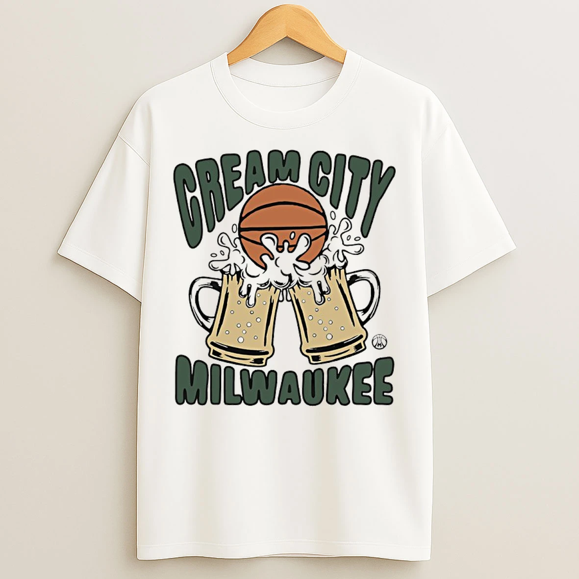 Classic Cream City Milwaukee Basketball Beer T Shirts