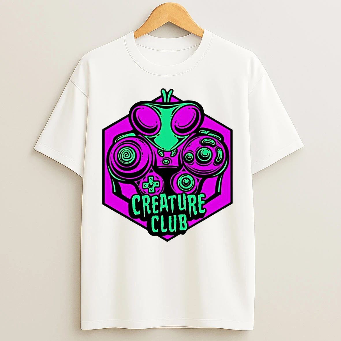 Classic Creature Club Logo T Shirts