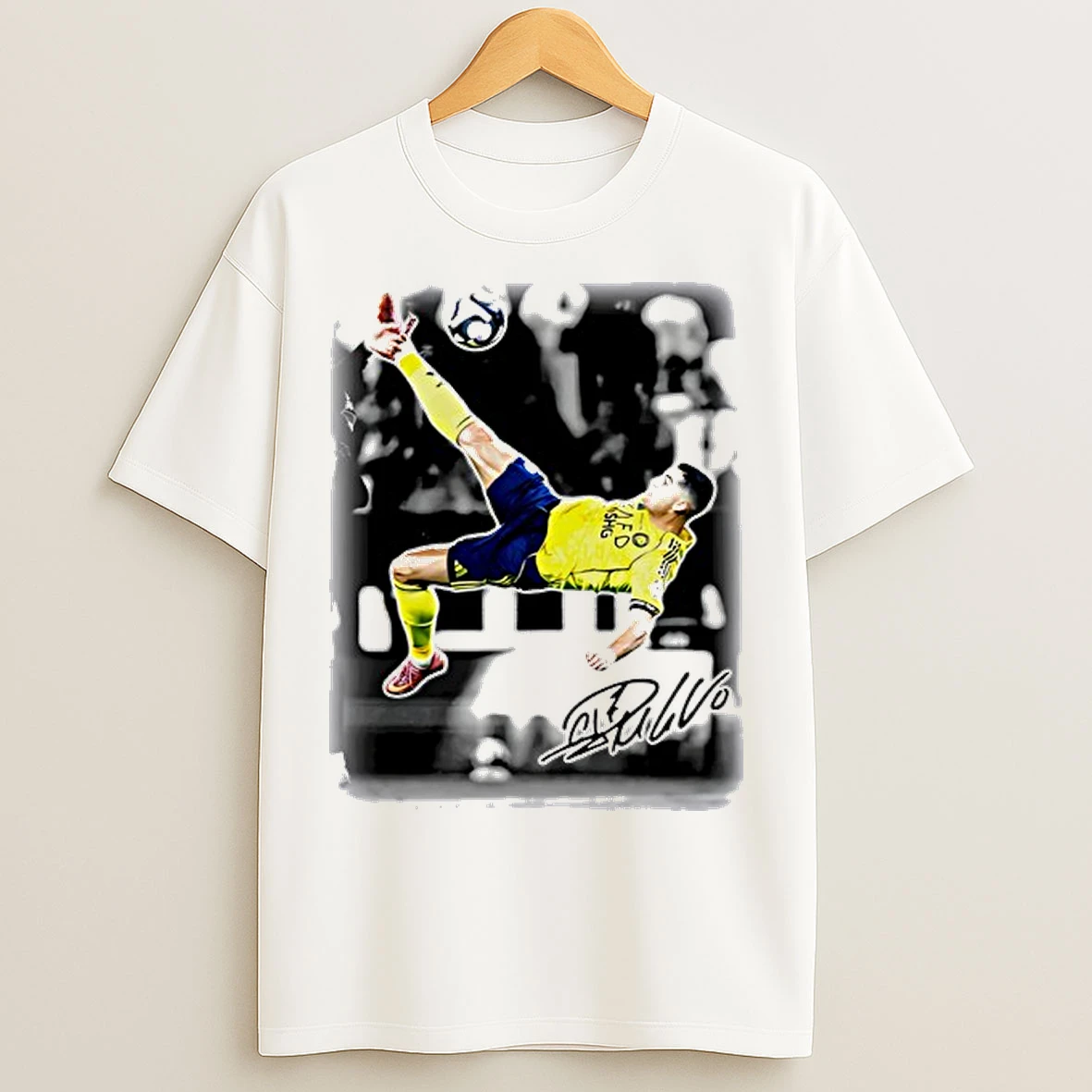Classic Cristiano Ronaldo Al Nassr Signature Graphic T Shirts