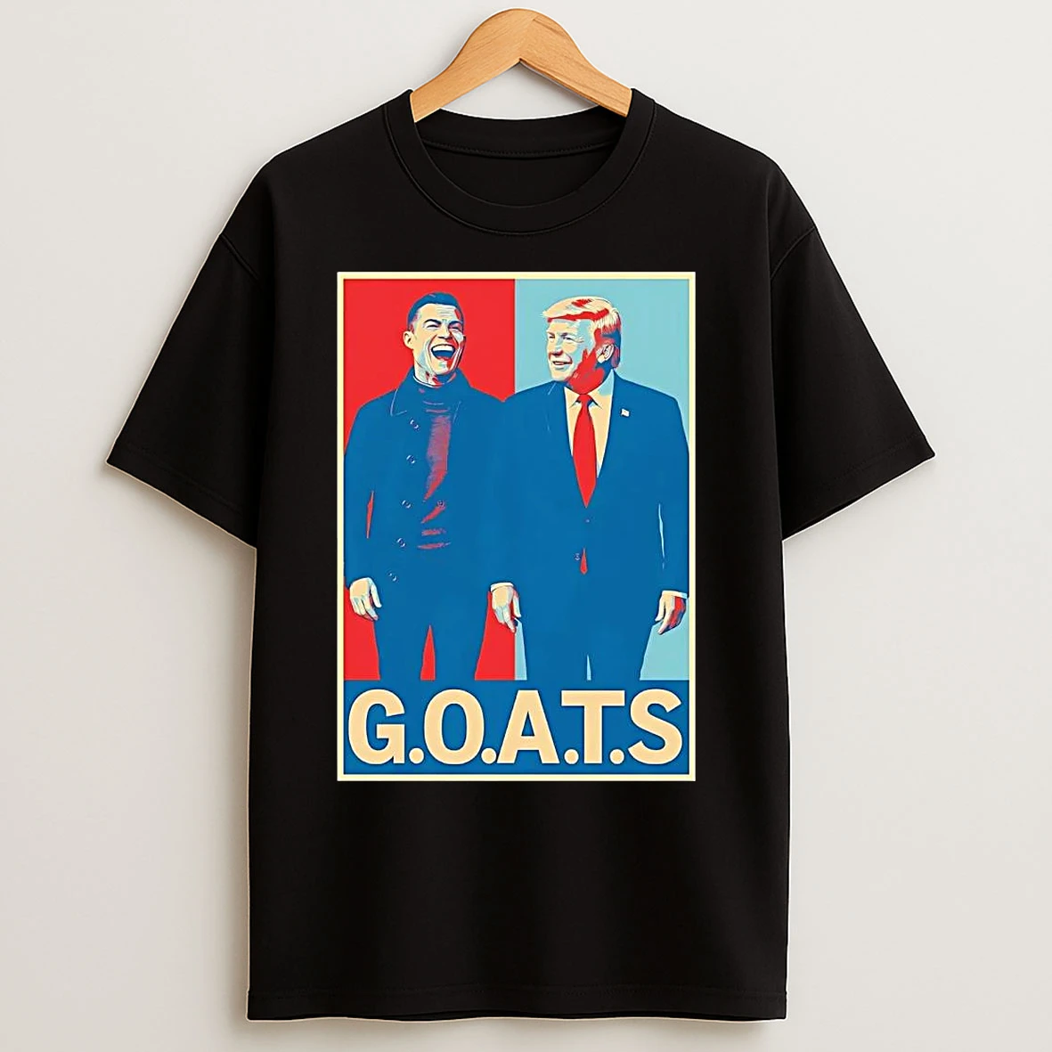 Classic Cristiano Ronaldo And Trump Goats T Shirts