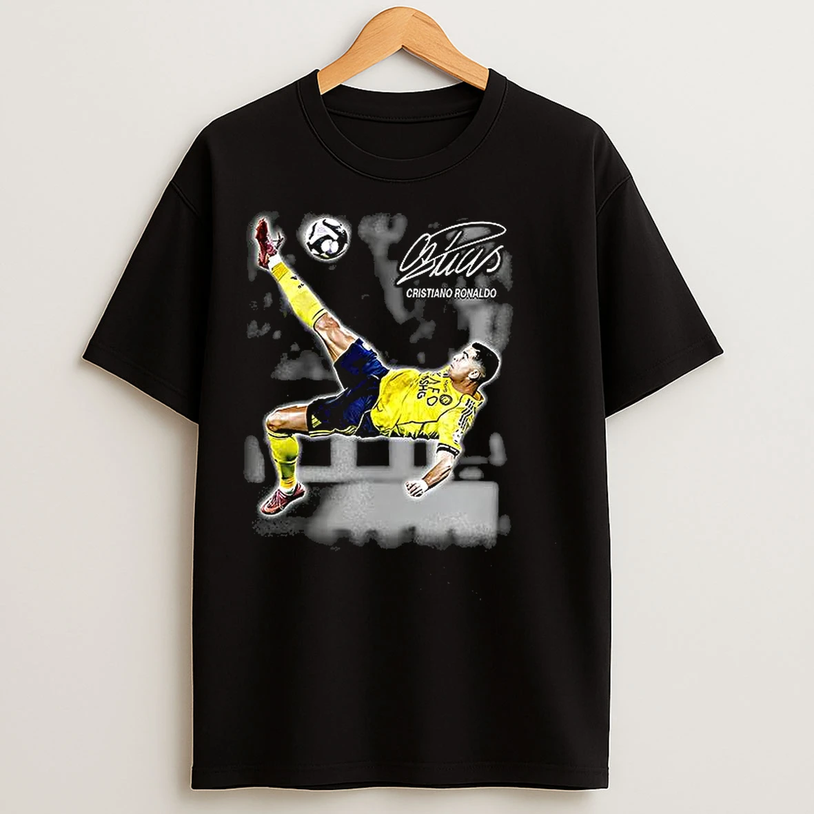 Classic Cristiano Ronaldo Bicycle Kick 2025 Signature T Shirts