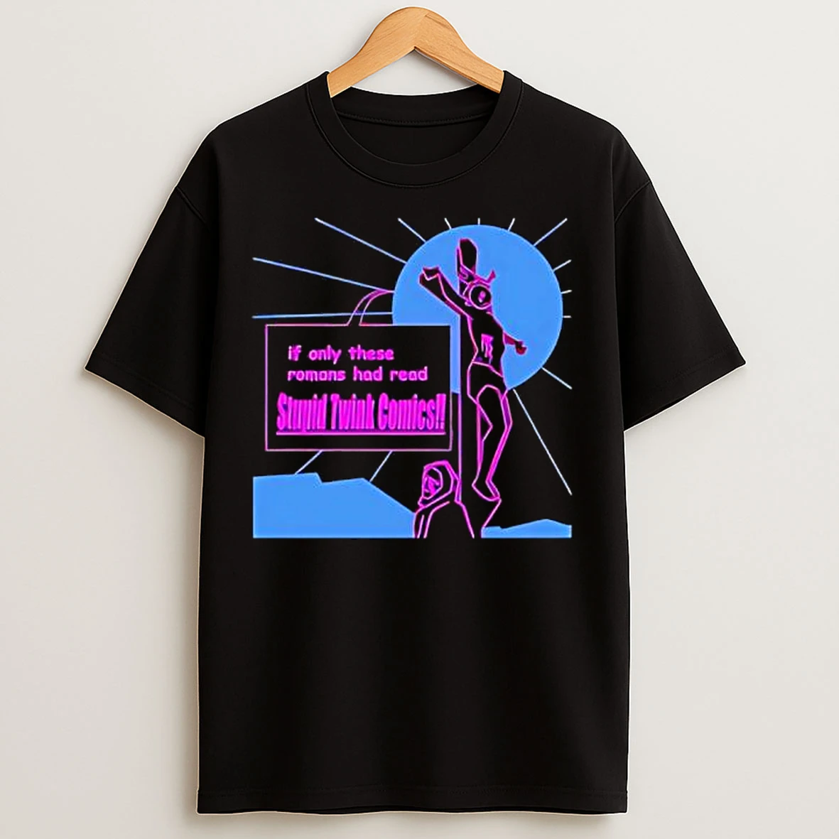 Classic Crucifixion Of A Salesman Stupid Twink Comics T Shirts