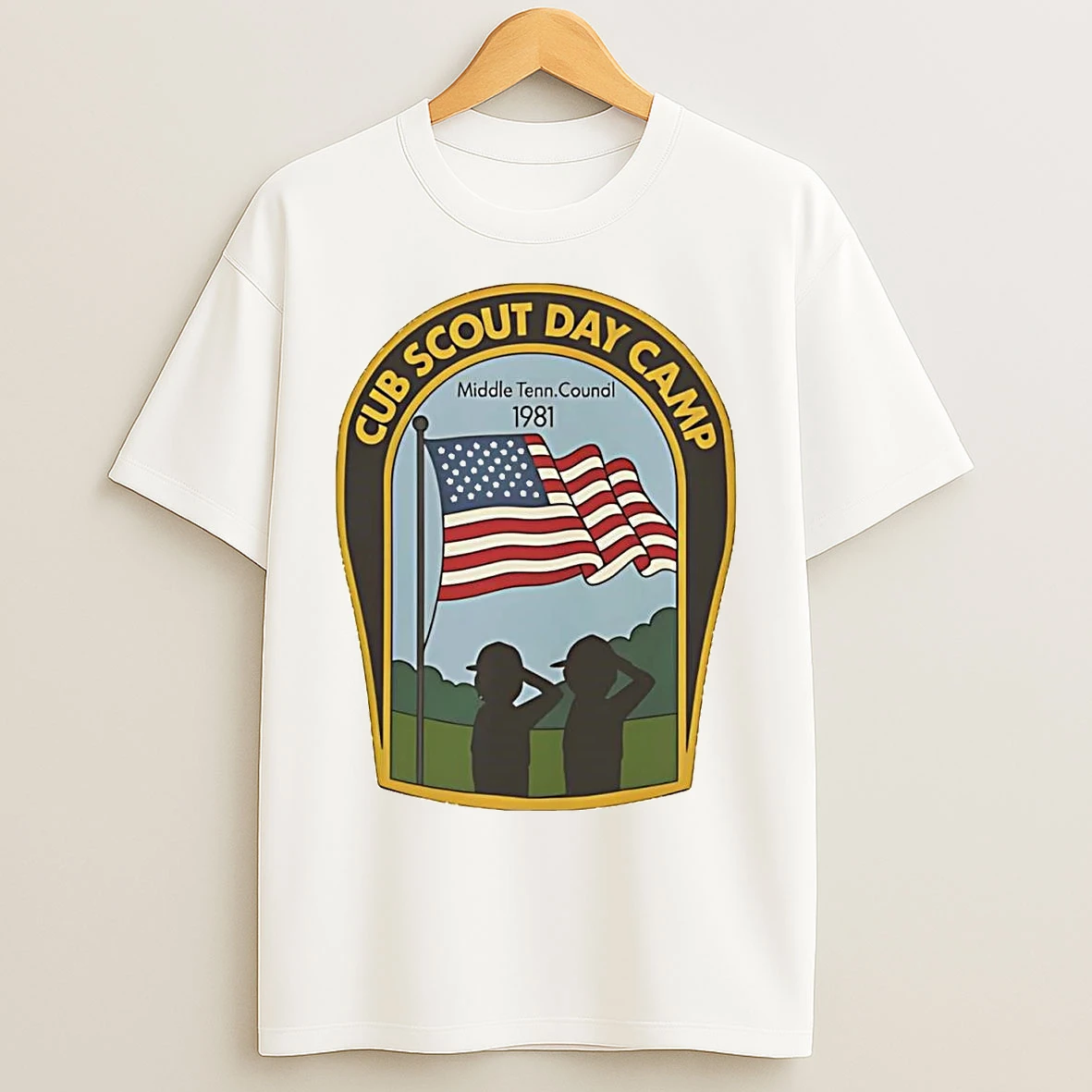 Classic Cub Scout Day Camp Middle Tenn Council 1981 T Shirts