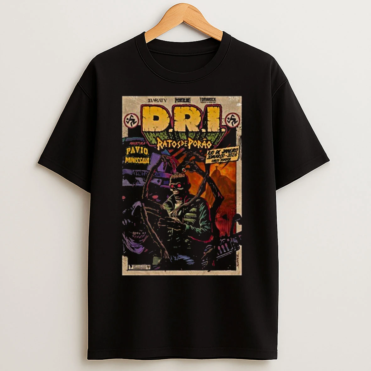 Classic D R I Circo Voador In Rio De Janeiro March 20 2026 T Shirts