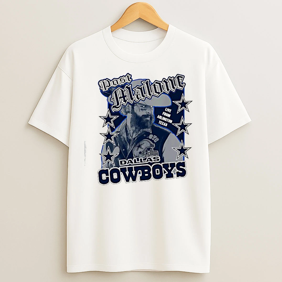 Classic Dallas Cowboys Post Malone Live From Arlington Texas Concert T Shirts