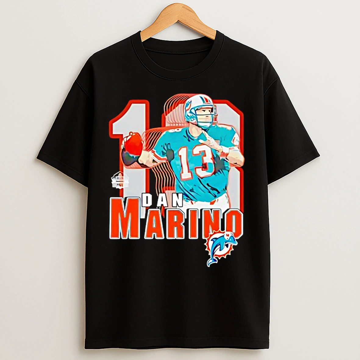 Classic Dan Marino 13 Miami Dolphins Football T Shirts