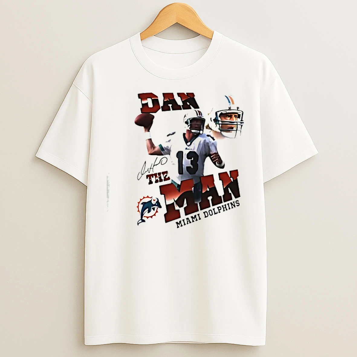 Classic Dan Marino The Man Miami Dolphins Football T Shirts