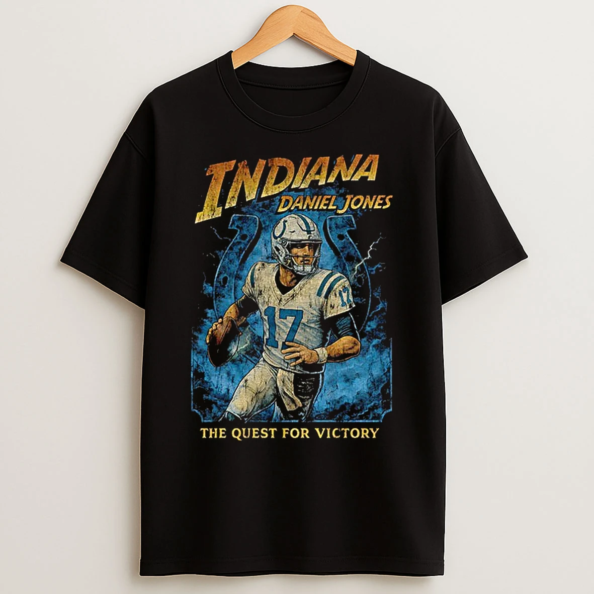 Classic Daniel Jones Posing Indianapolis Colts Nfl The Quest For Victory Vintage T Shirts