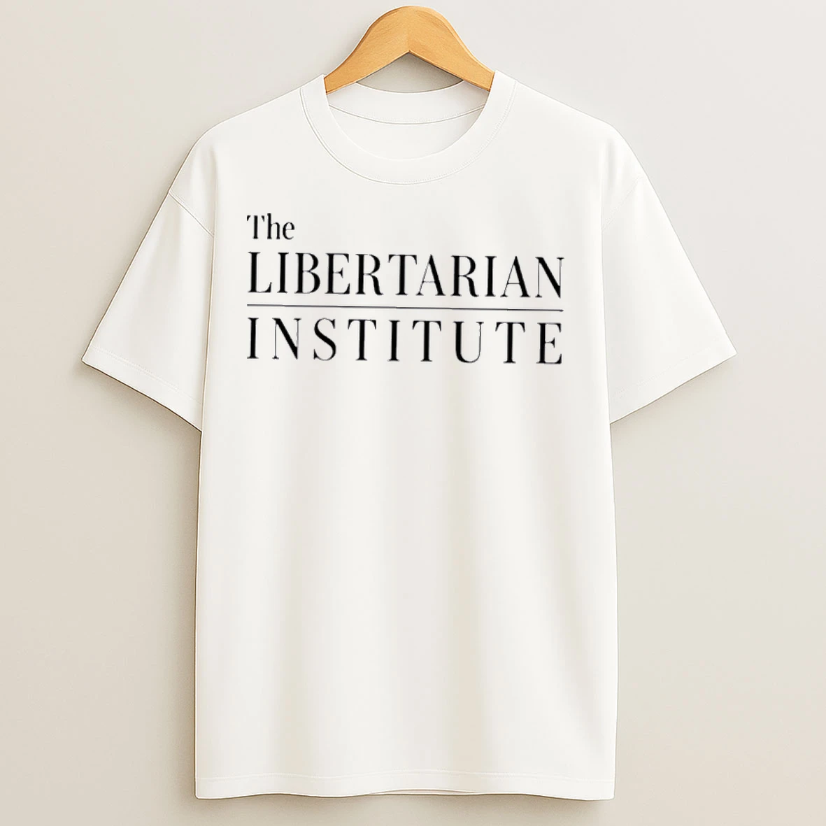 Classic Dave Smith Wearing The Libertarian Institute T Shirts