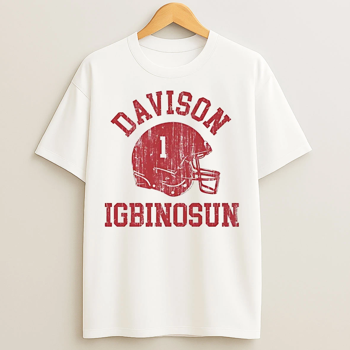 Classic Davison Igbinosun Helmet Ohio State Buckeyes T Shirts