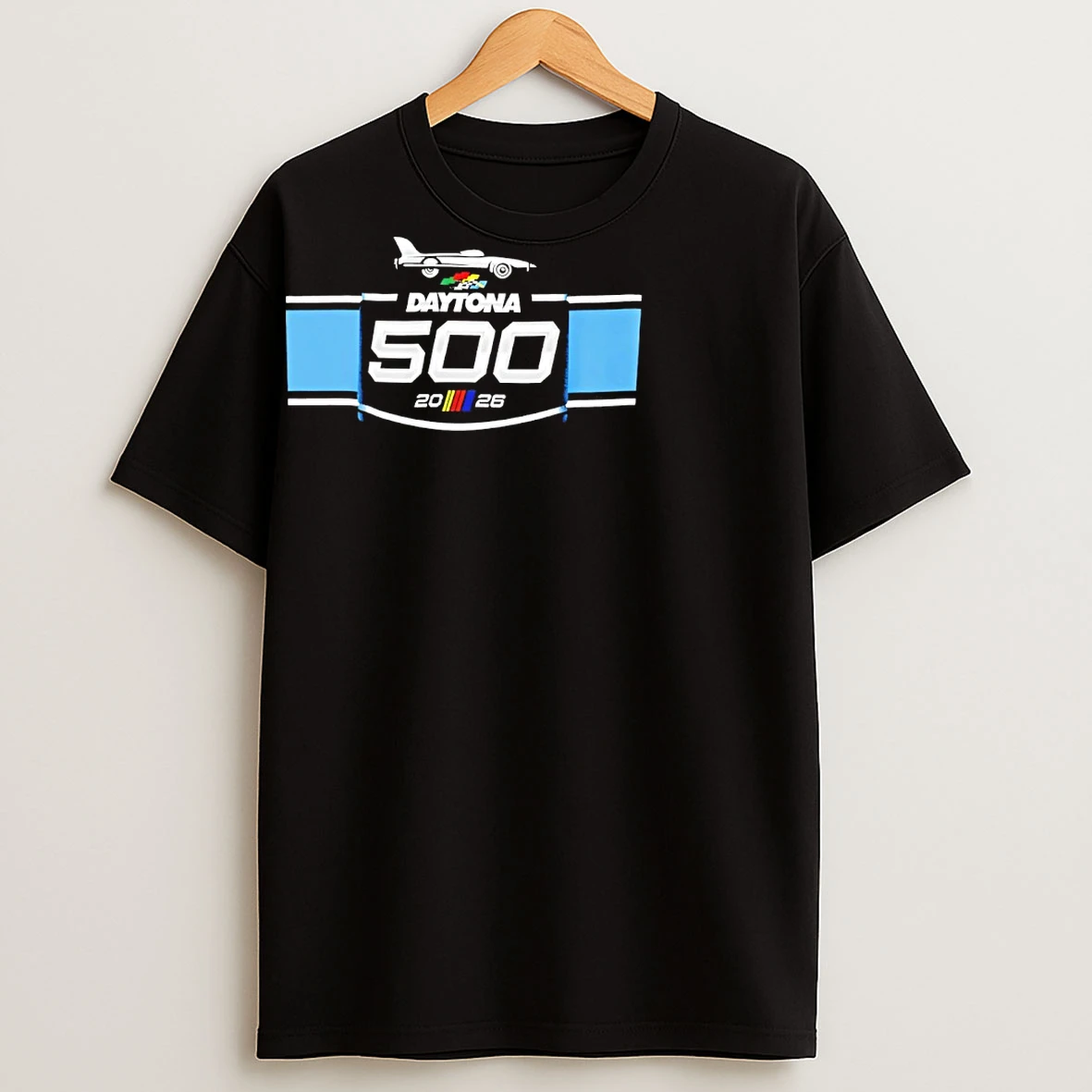 Classic Daytona International Speedway Checkered Flag Sports 2026 Daytona 500 Logo T Shirts