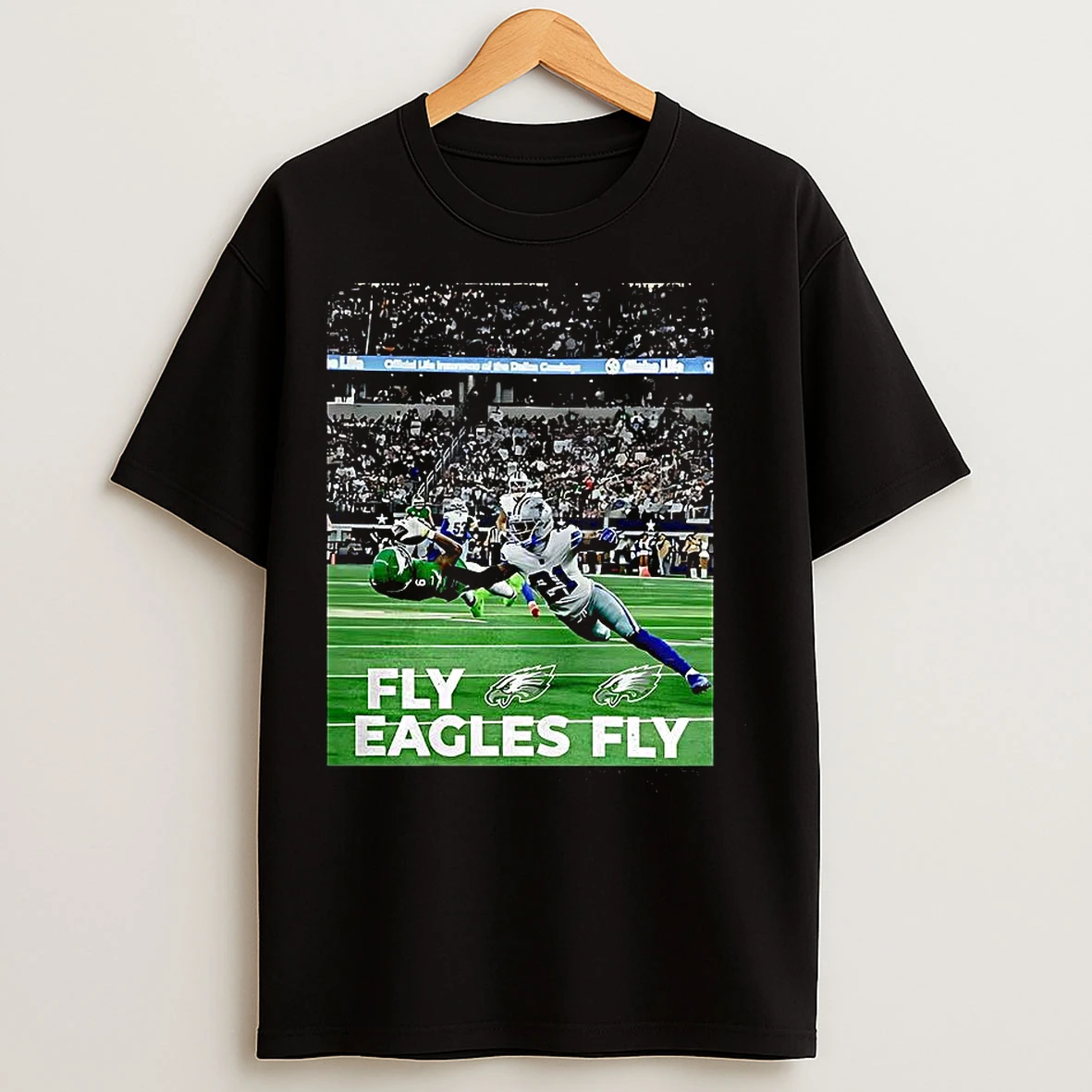 Classic Devonta Smith Philadelphia Eagles Touchdown Fly Eagles Fly Moment T Shirts