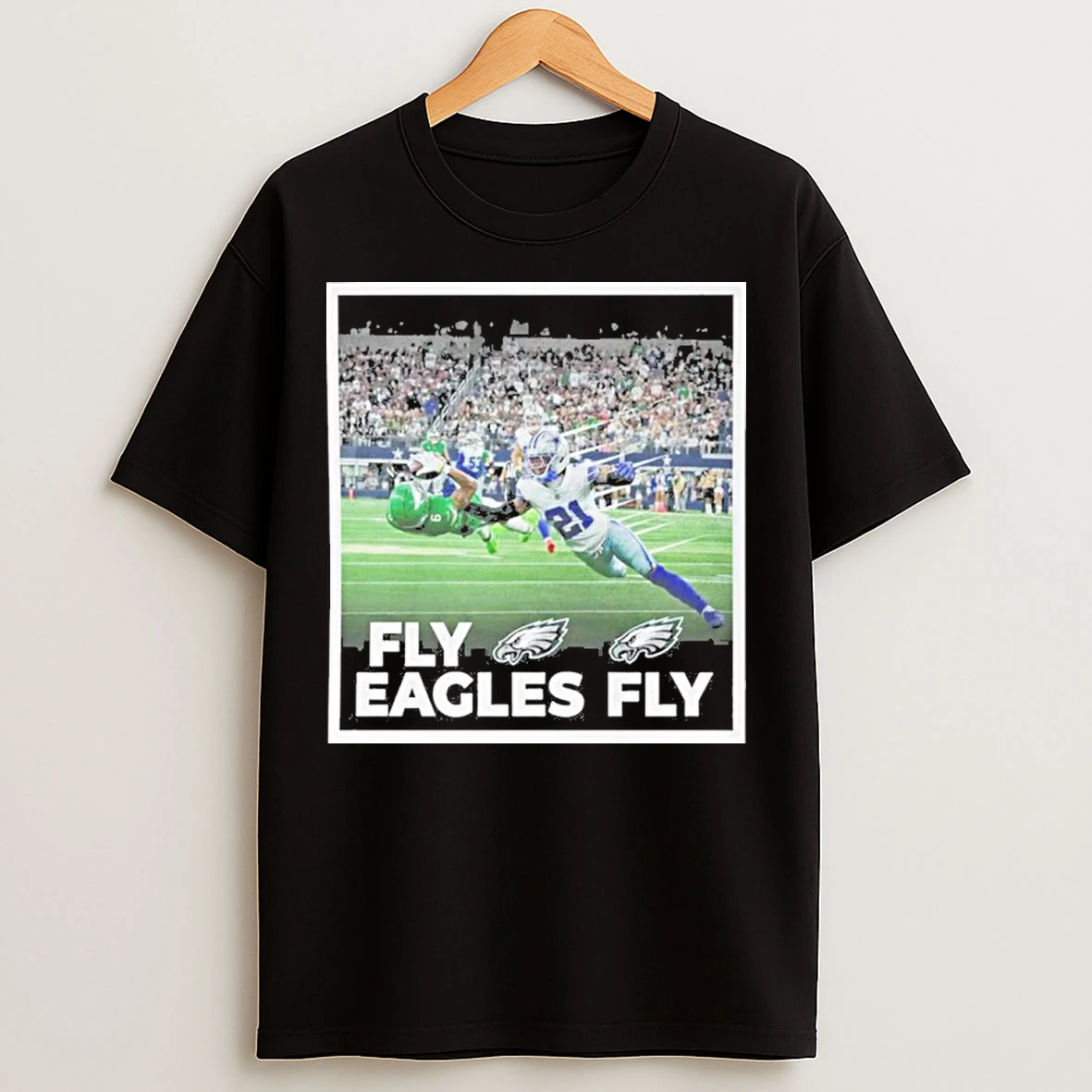 Classic Devonta Smith Touchdown Fly Eagles Fly T Shirts
