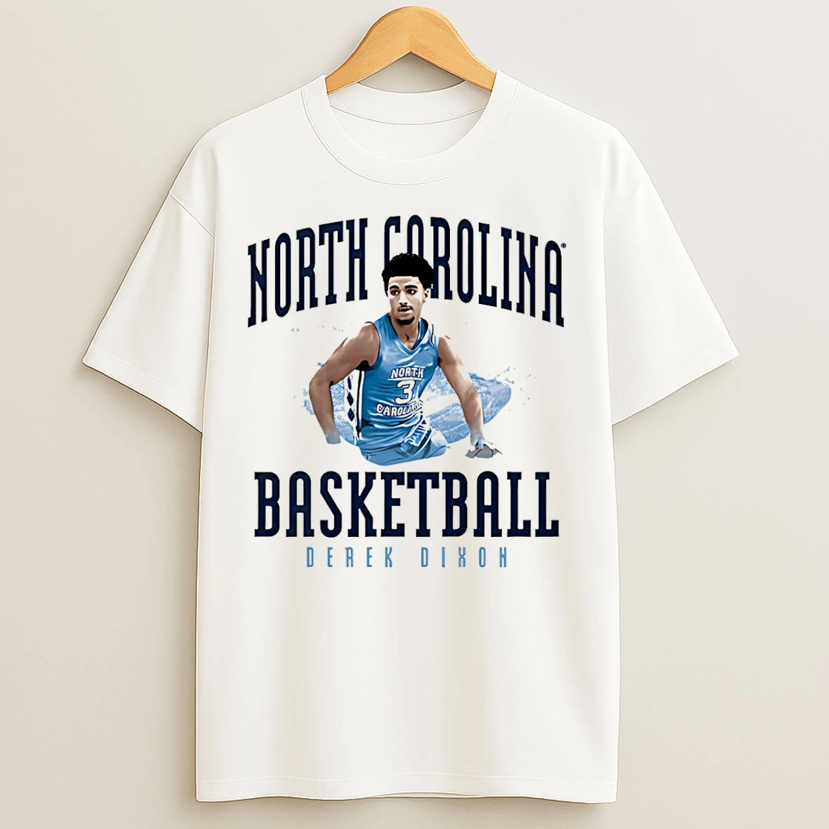 Classic Derek Dixon North Carolina Tar Heels Illustrated 25 T Shirts