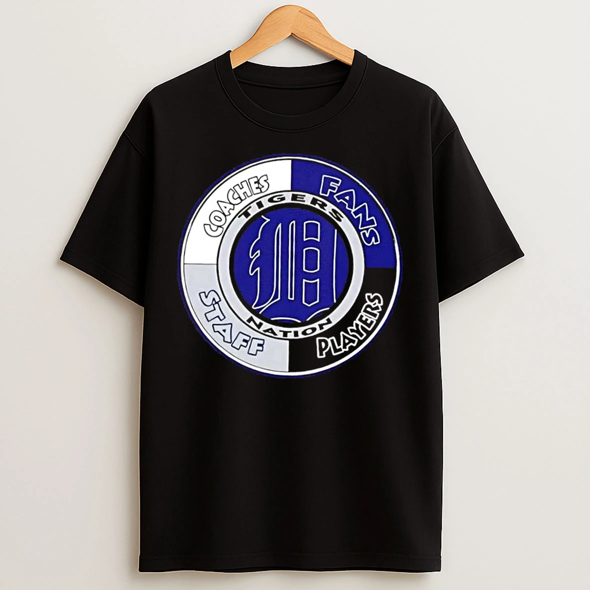 Classic Detroit Tigers Nation Coaches Fans Staff Players T Shirts